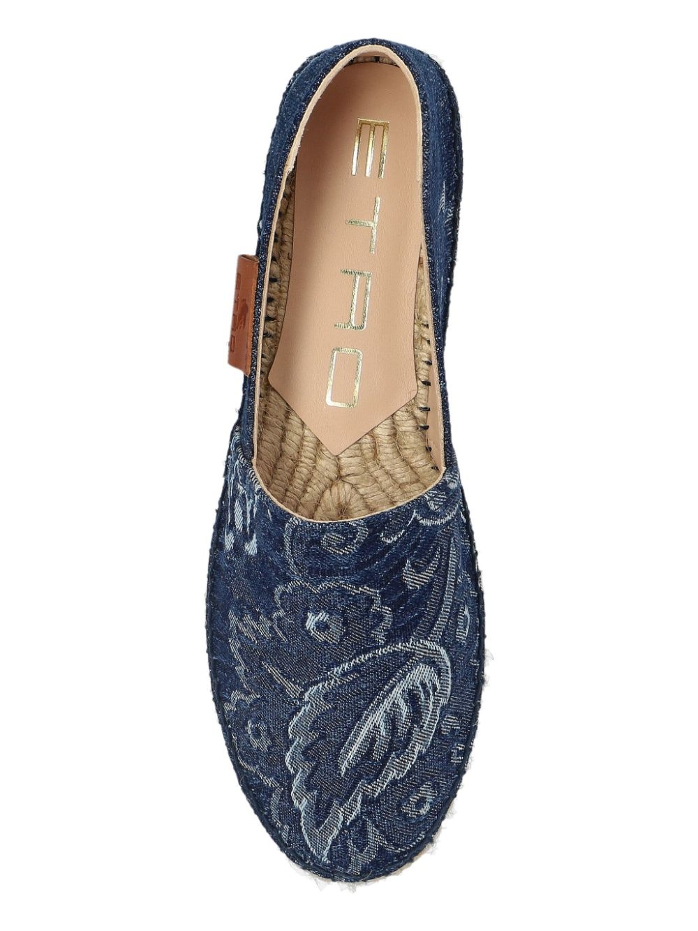 denim platform espadrilles - 6