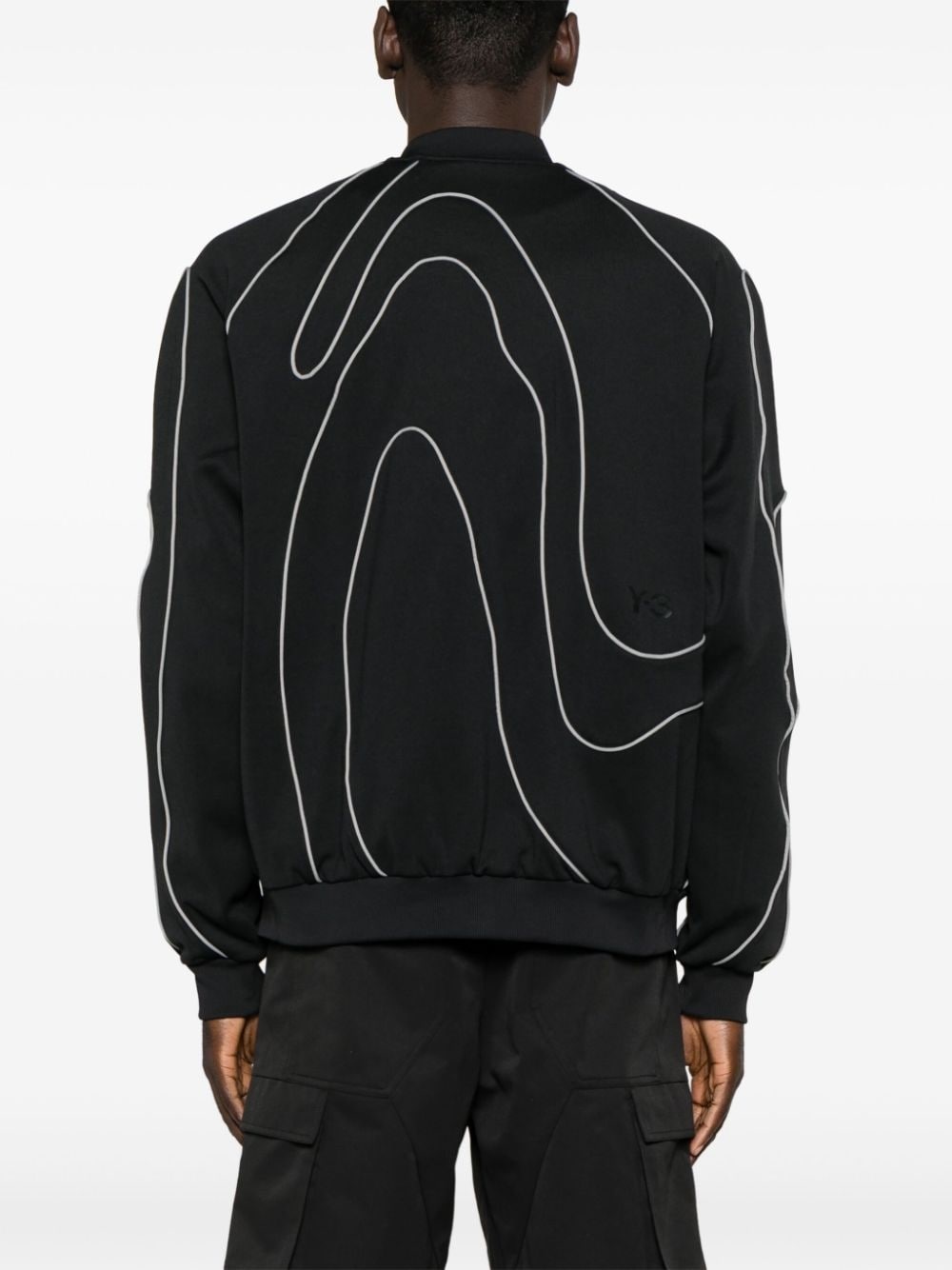 appliquÃ©-detail zip-up sweatshirt - 4