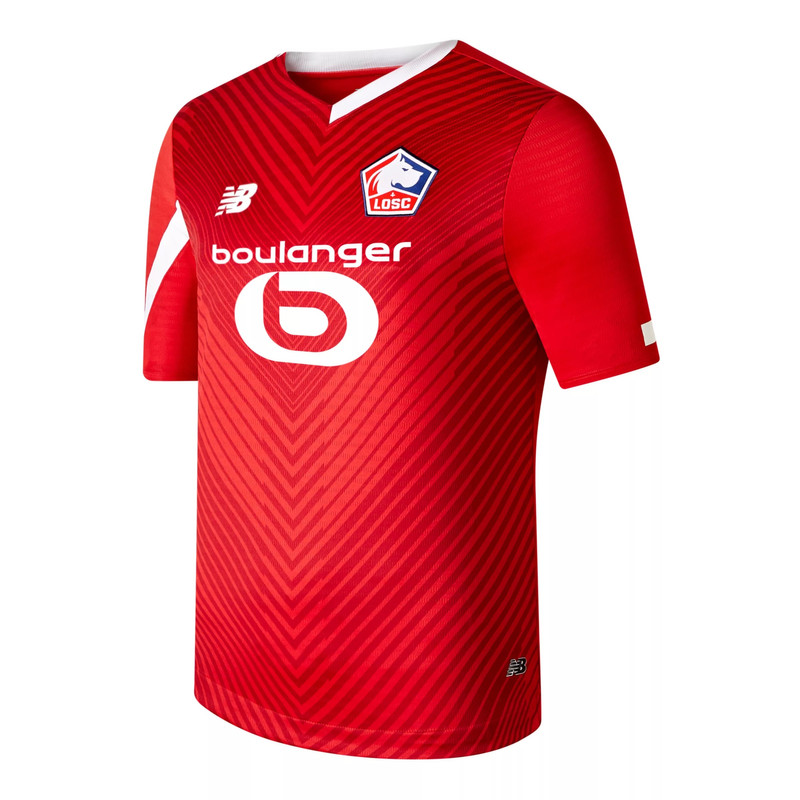 Lille LOSC Home Short Sleeve Jersey 5
