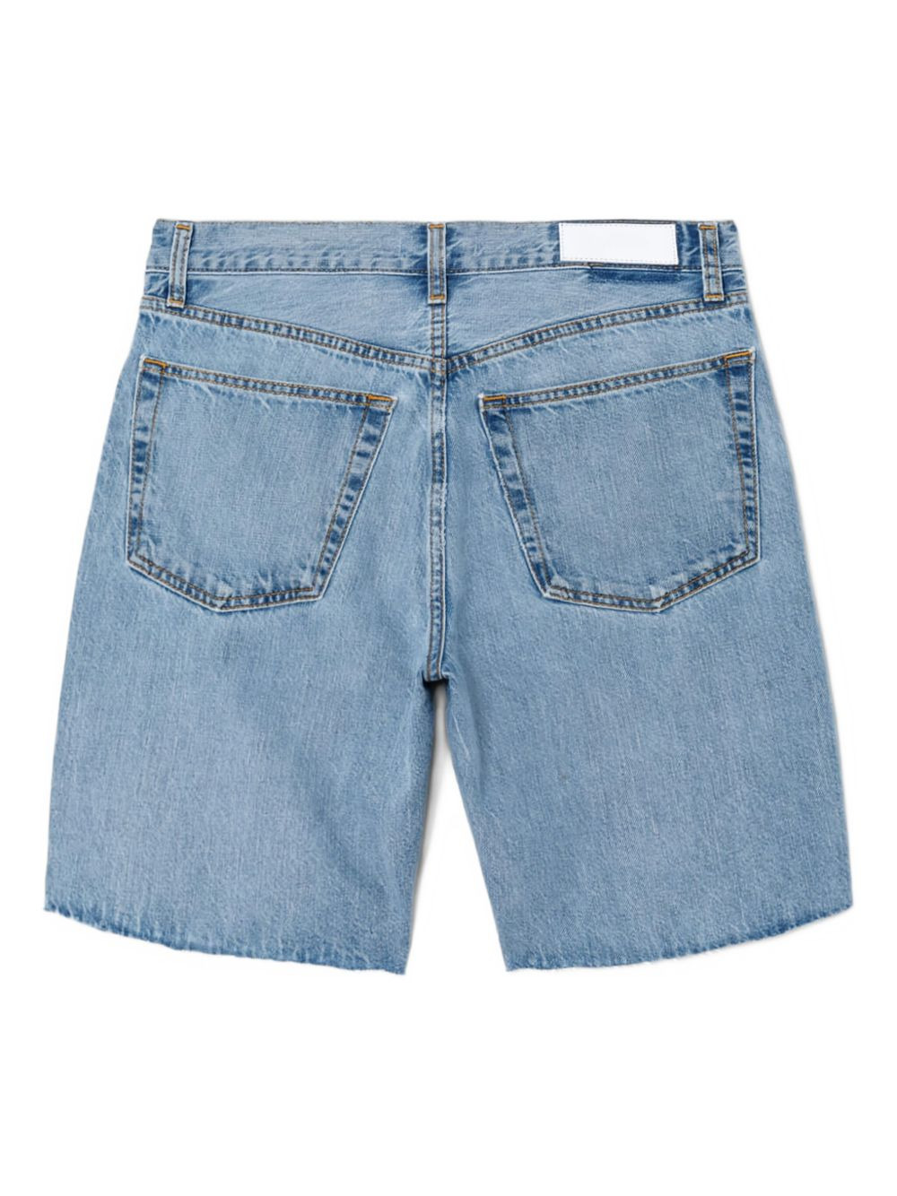 90s Comfort frayed-hem denim shorts - 4
