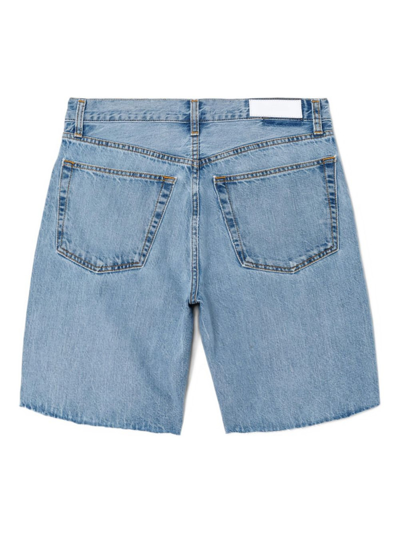 90s Comfort frayed-hem denim shorts 4