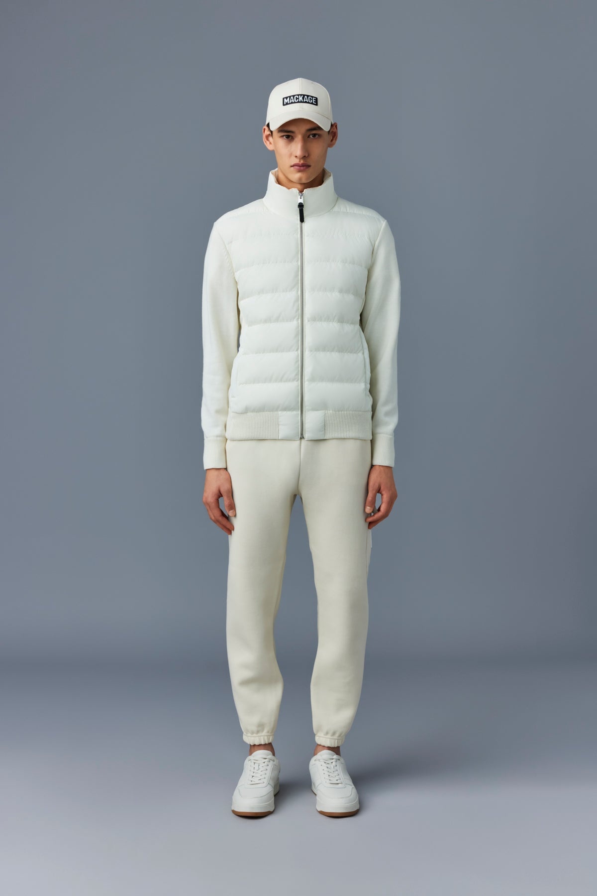 HANEY hybrid light down sweater - 2