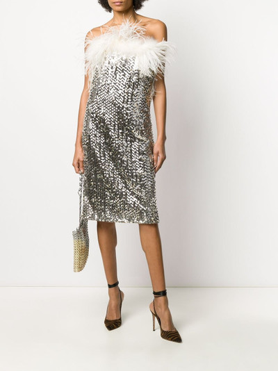 SAINT LAURENT sequined mini dress outlook