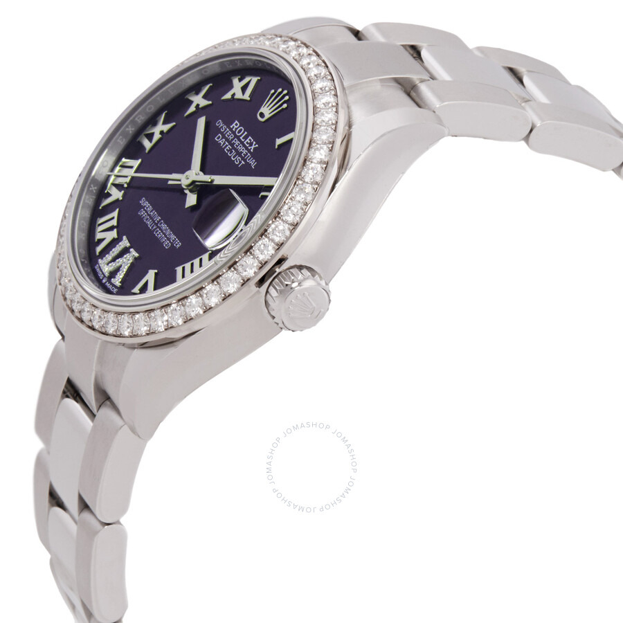 Rolex Datejust 31 Automatic Diamond Purple Dial Ladies Watch 278384AUDO - 2