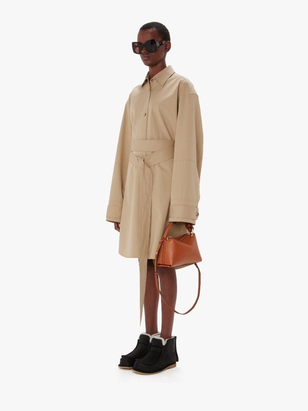 SMALL JWA CORNER BAG - LEATHER CROSSBODY BAG - 6