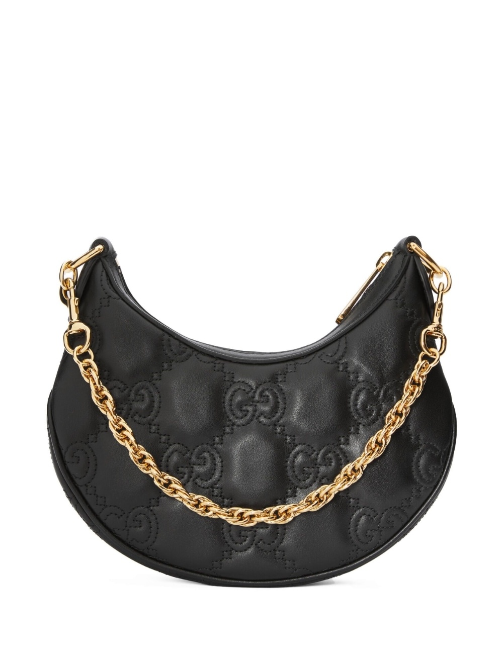 GG Matelassé half-moon shaped bag - 3