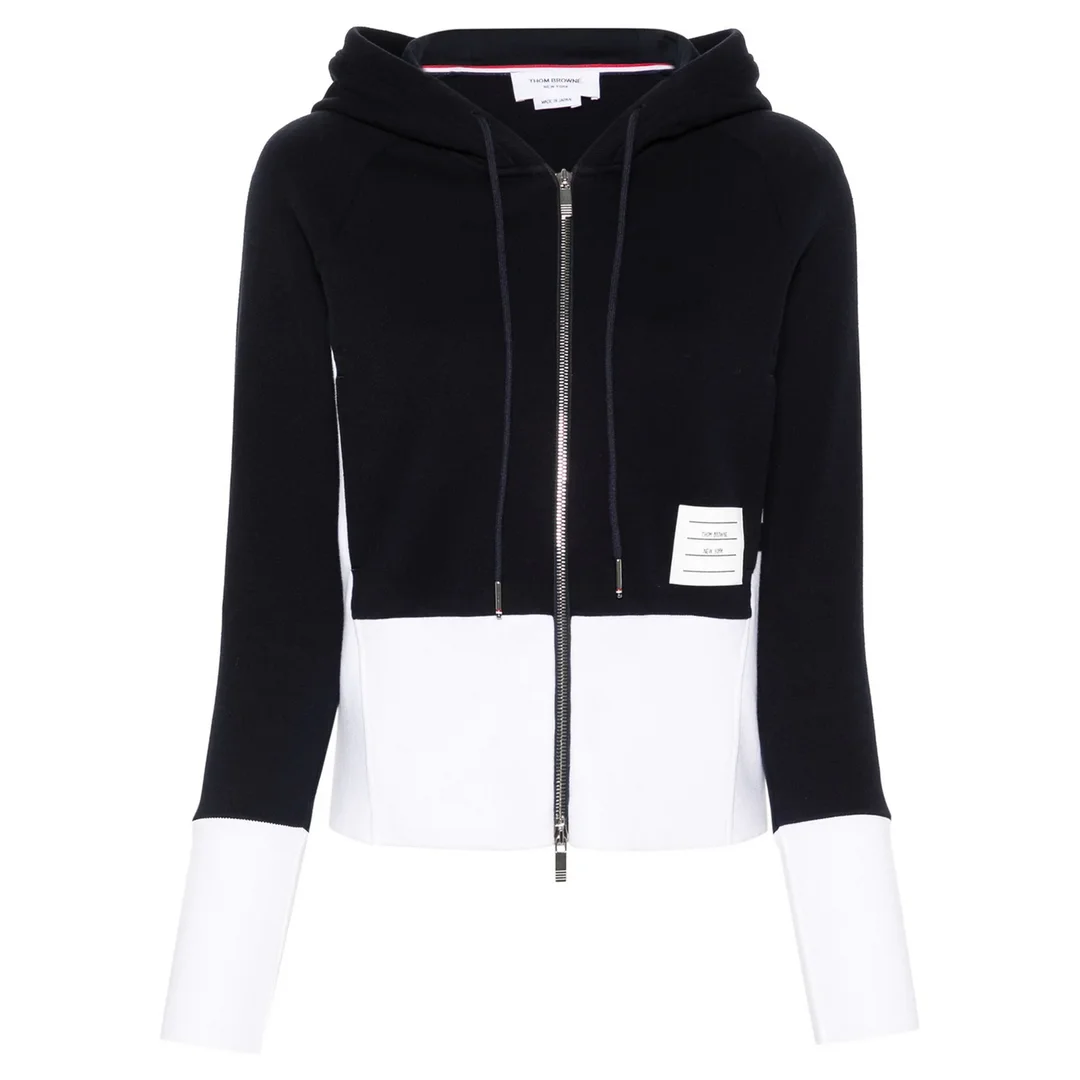 Classic Loopback 4-Bar Zip Up Hoodie - 1