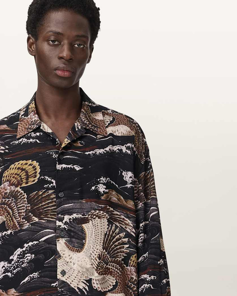 CORSICAN PRINTED OVERSIZED SHIRT 3