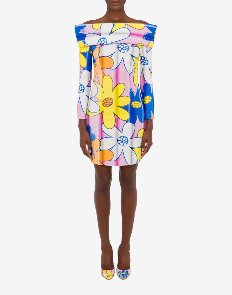 Moschino ALL-OVER FLOWERS CADY DRESS outlook