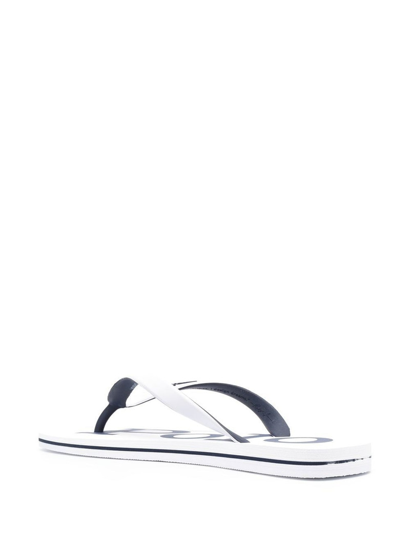 Polo Ralph Lauren logo-print flip-flops outlook