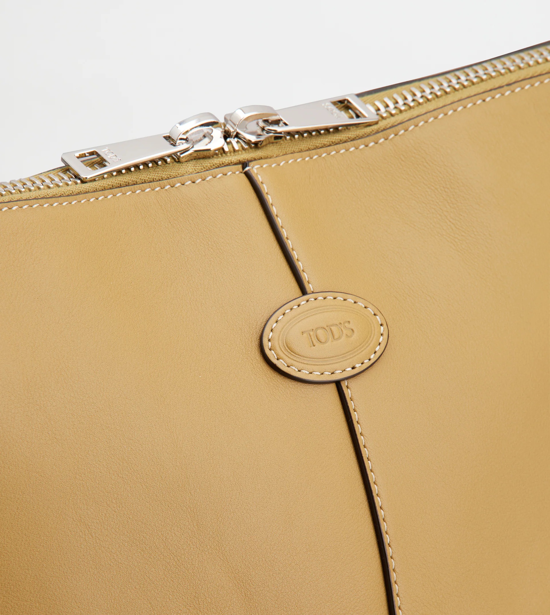 TOD'S DI BAG SWING IN LEATHER MEDIUM - BROWN - 8