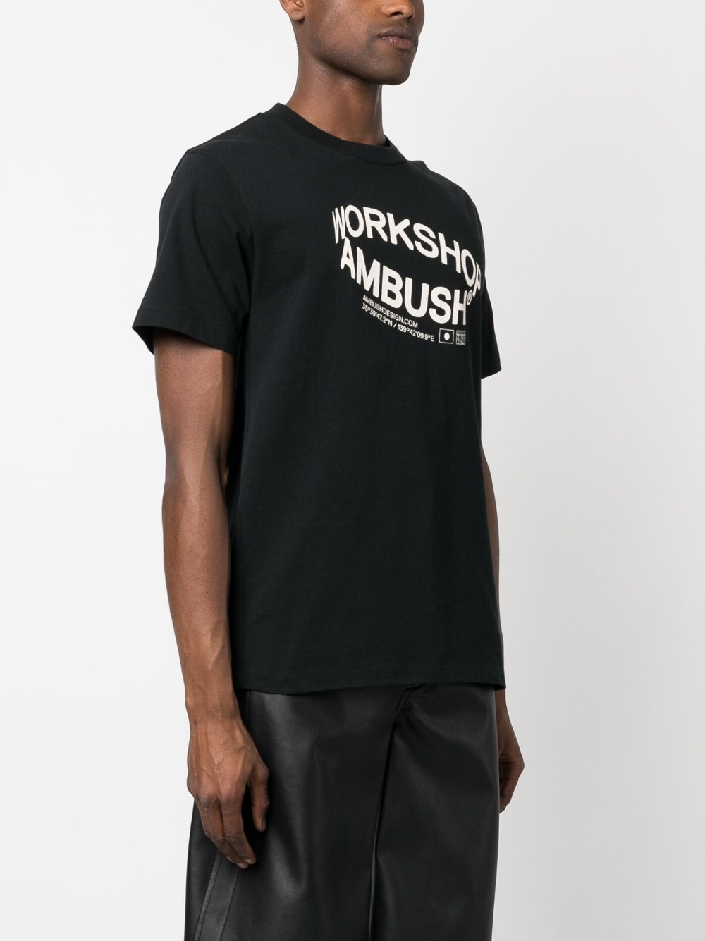 logo-print cotton T-shirt - 4
