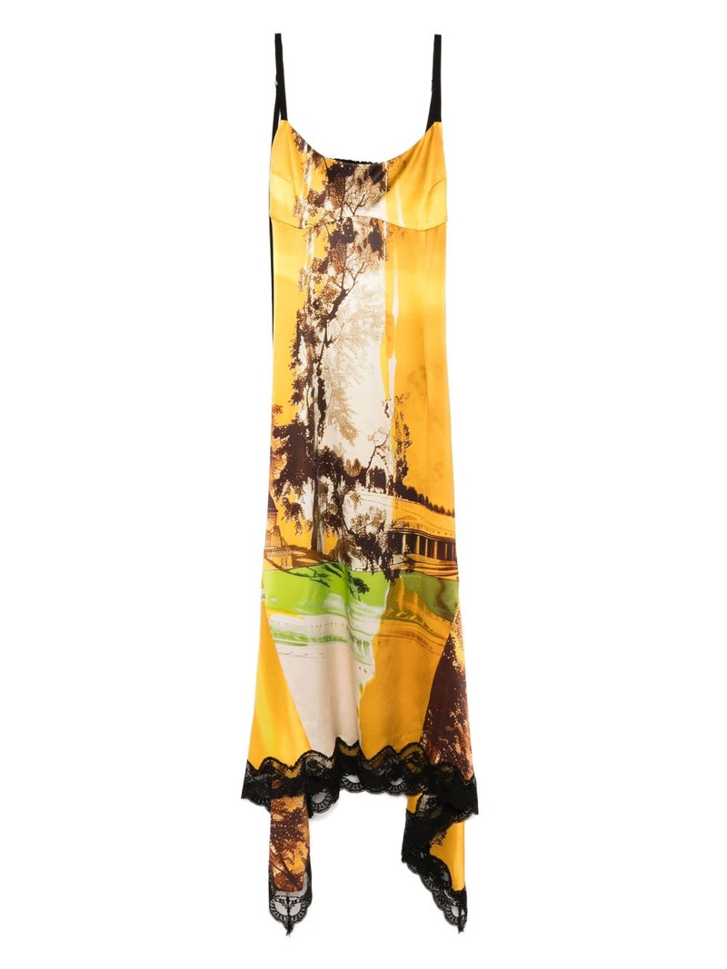 printed slip dress 1