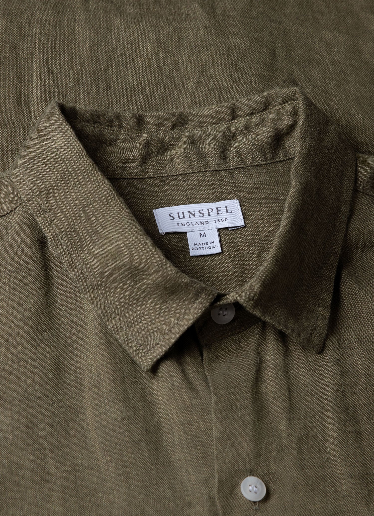 Short Sleeve Linen Shirt - 4