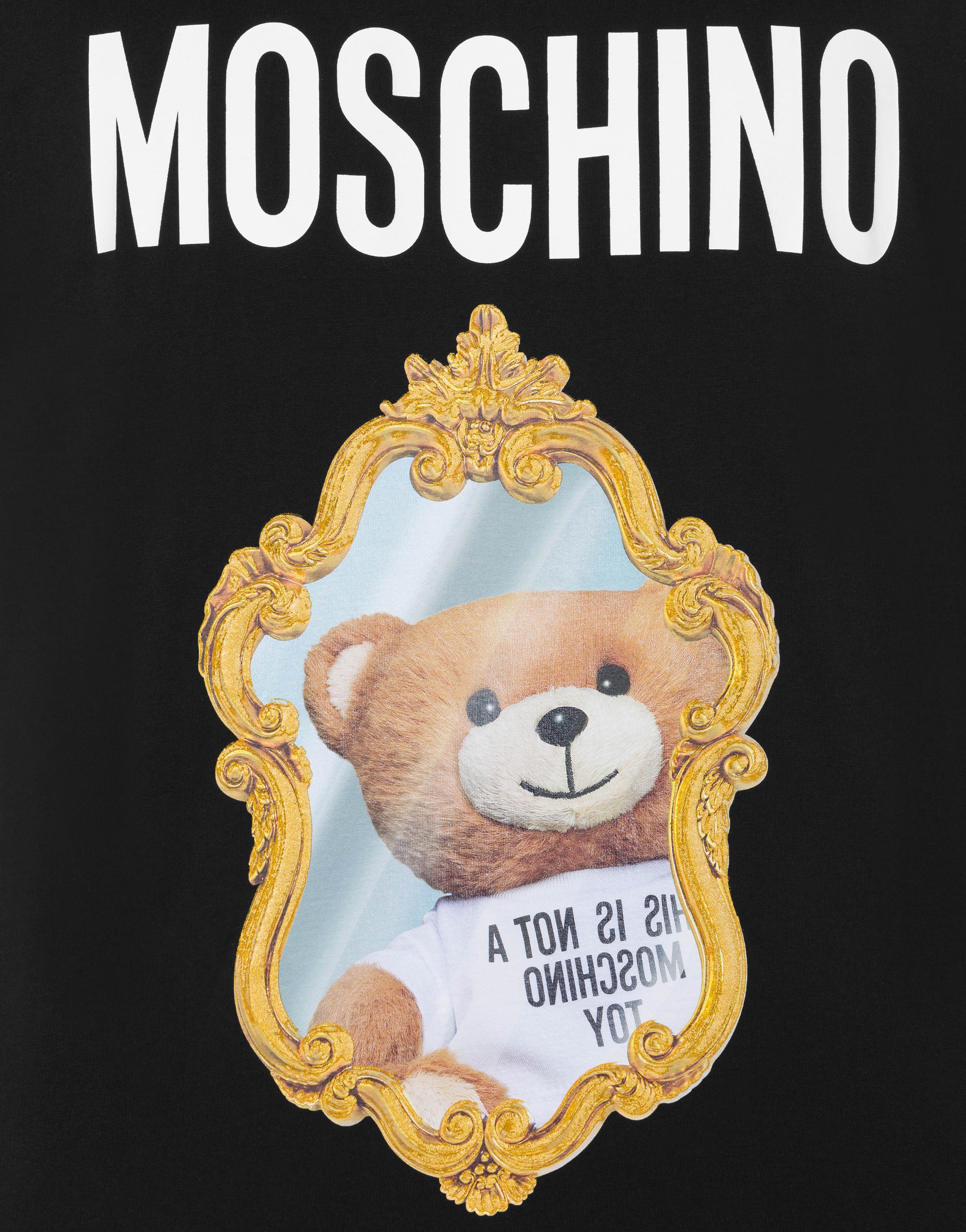 MIRROR TEDDY BEAR JERSEY T-SHIRT - 4