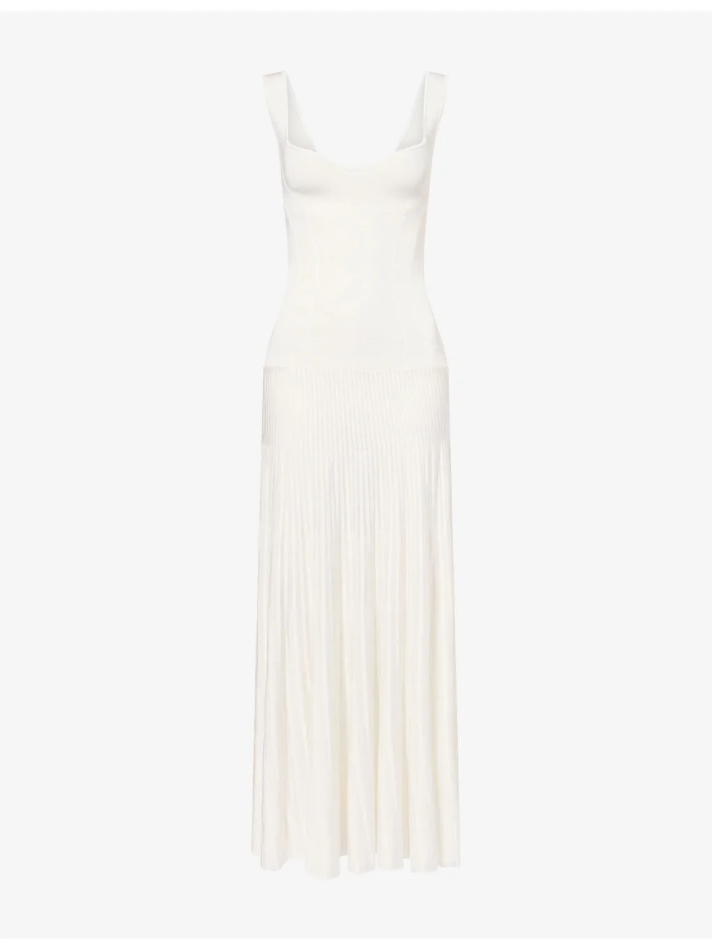 Aurelia Pleated Knitted Maxi Dress - 1