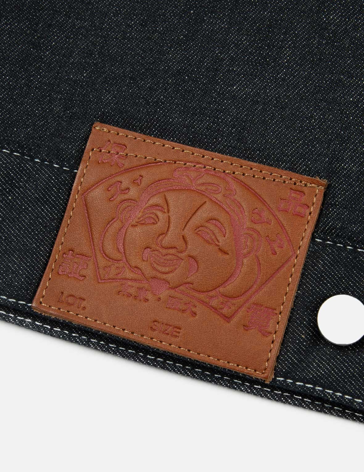 Western Style and Logo Embroidery Denim Jacket - 9