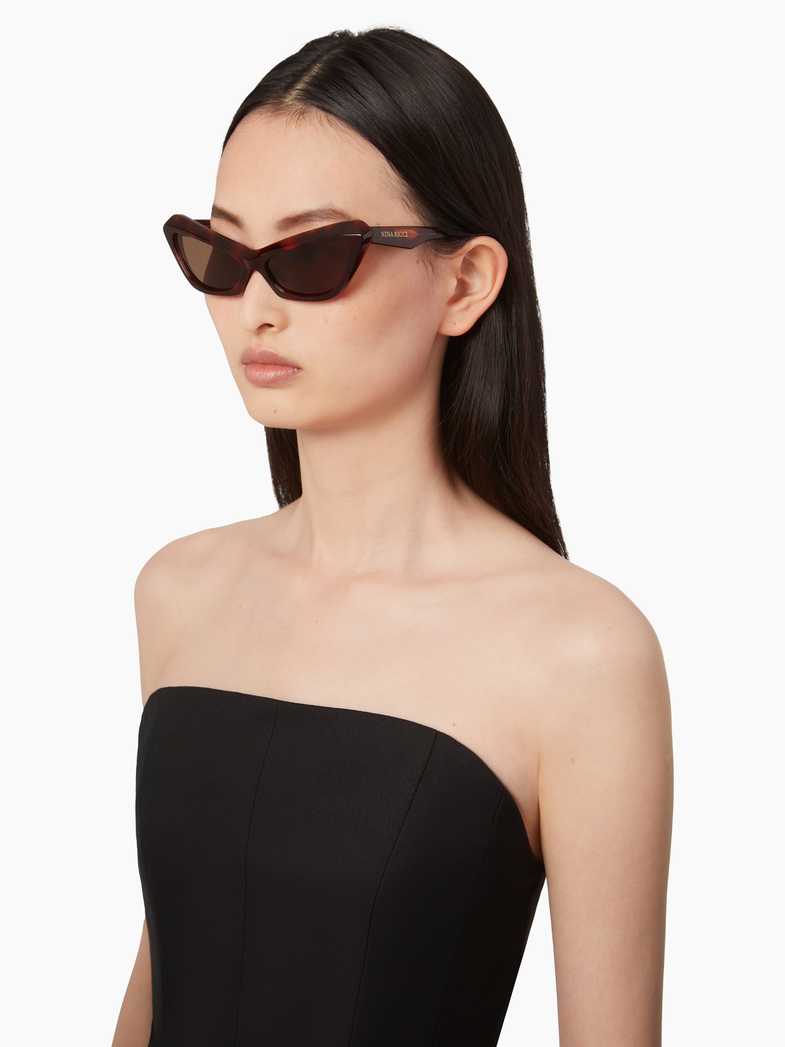 WAVES ROUND BROWN SUNGLASSES - 5