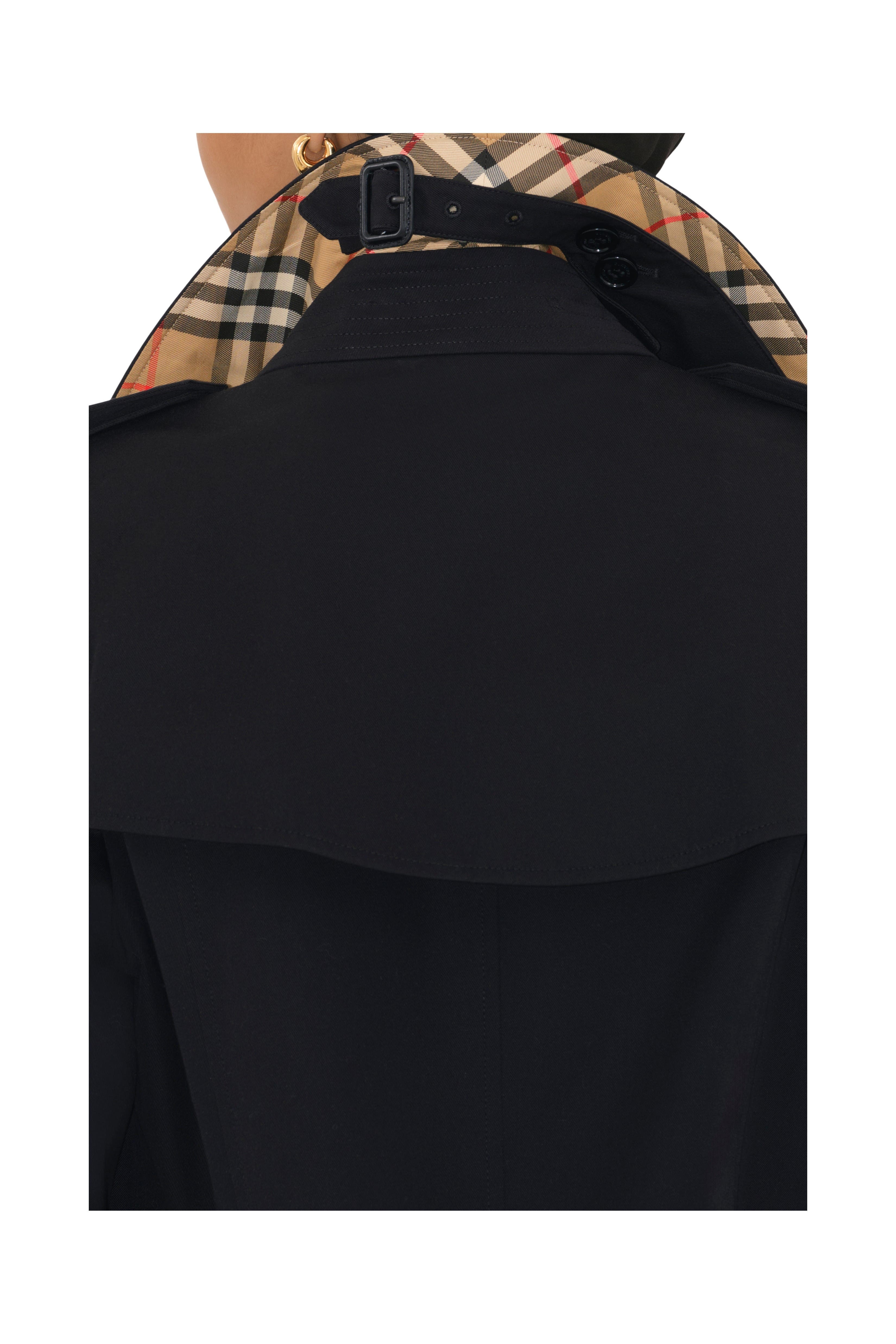 burberry Long Chelsea Heritage Trench Coat in Black at Nordstrom - 6