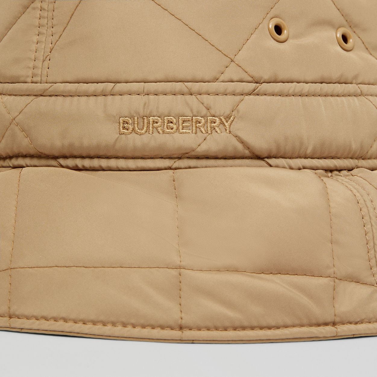 Logo Detail Quilted Bucket Hat - 6