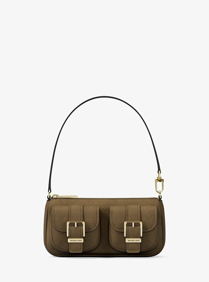 Zoe Small Suede Convertible Pochette - 1
