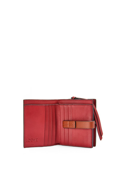 Loewe Compact zip wallet in soft grained calfskin outlook