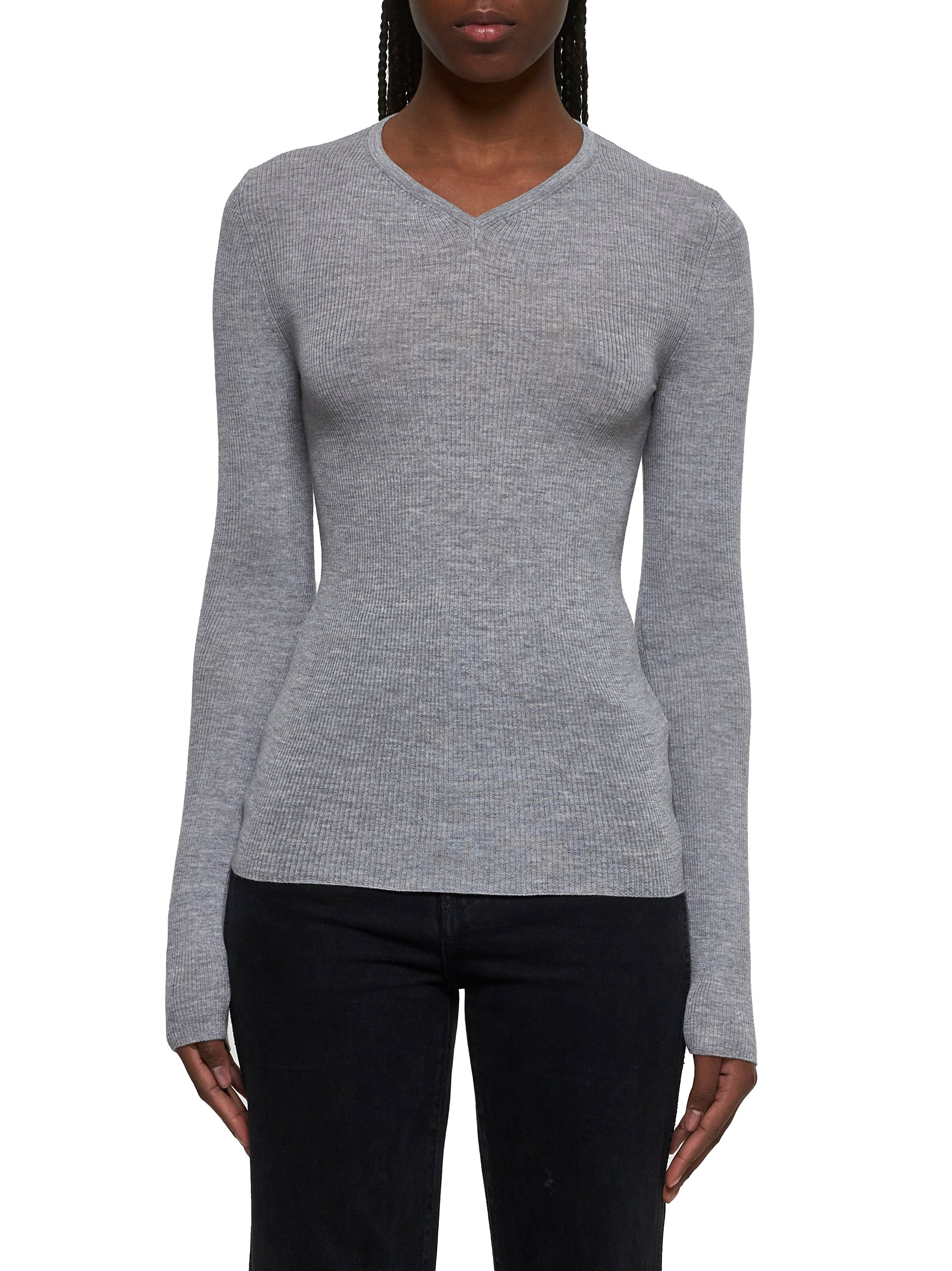 Grey knit Tania top - 3