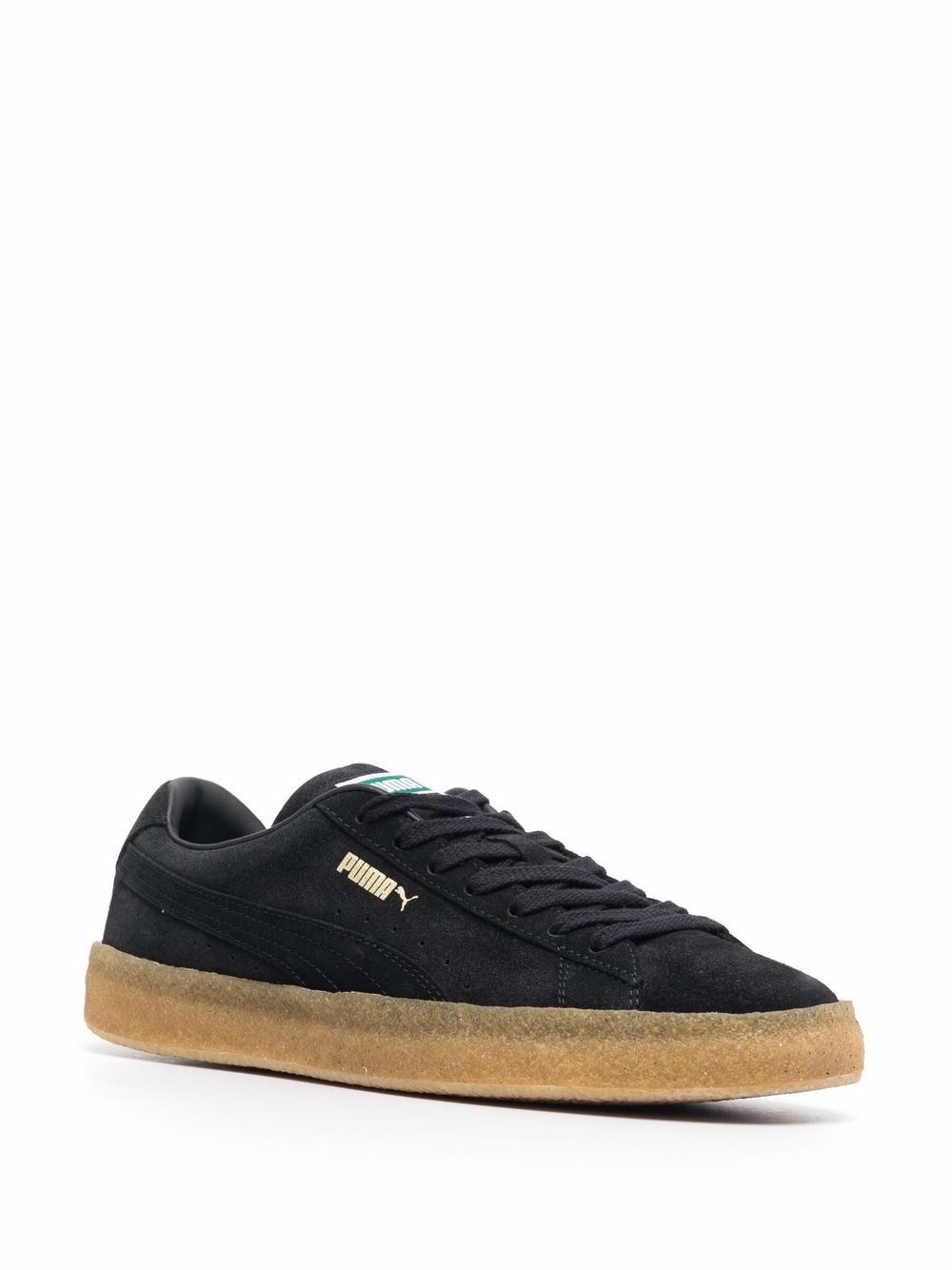 low top suede sneakers - 2