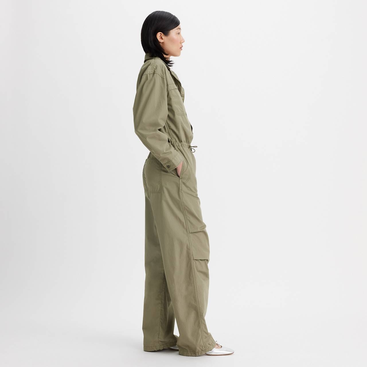 PARACHUTE BAGGY JUMPSUIT - 2