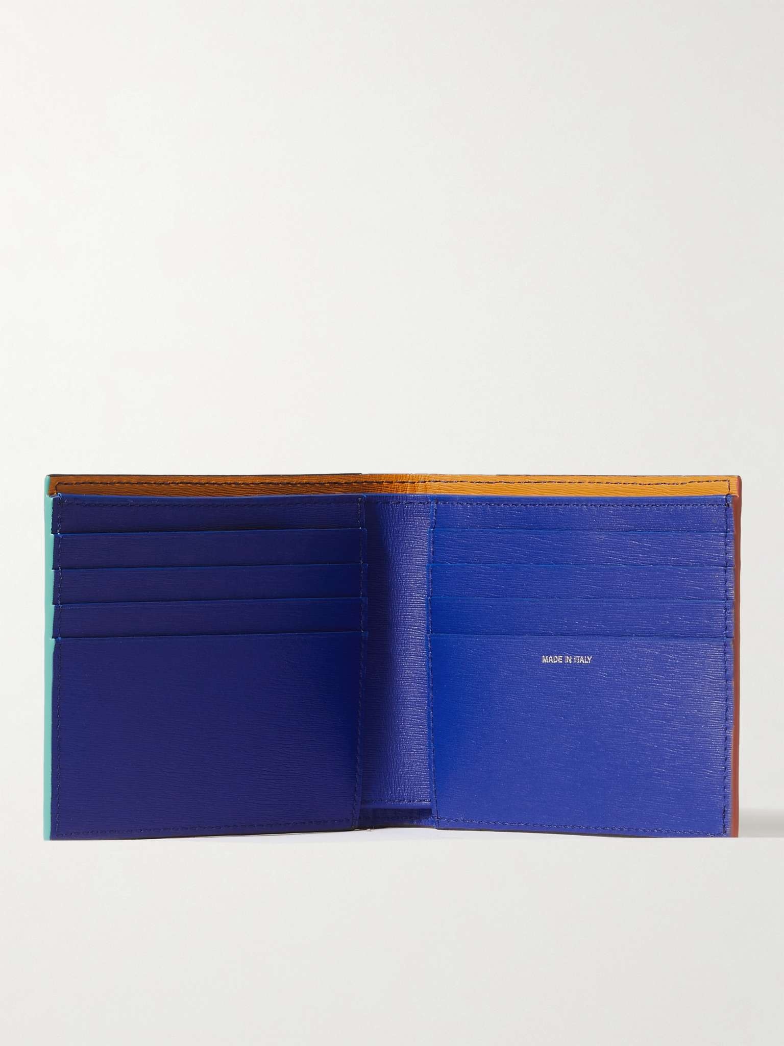 Logo-Print Textured-Leather Billfold Wallet - 2