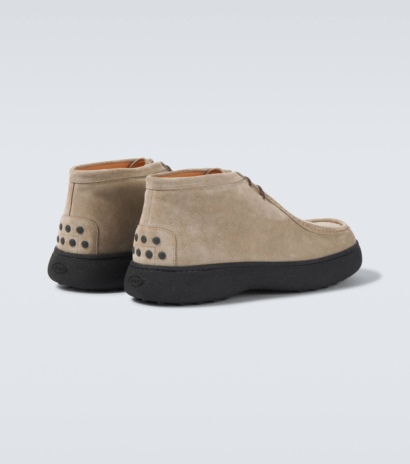Suede lace-up boots 6
