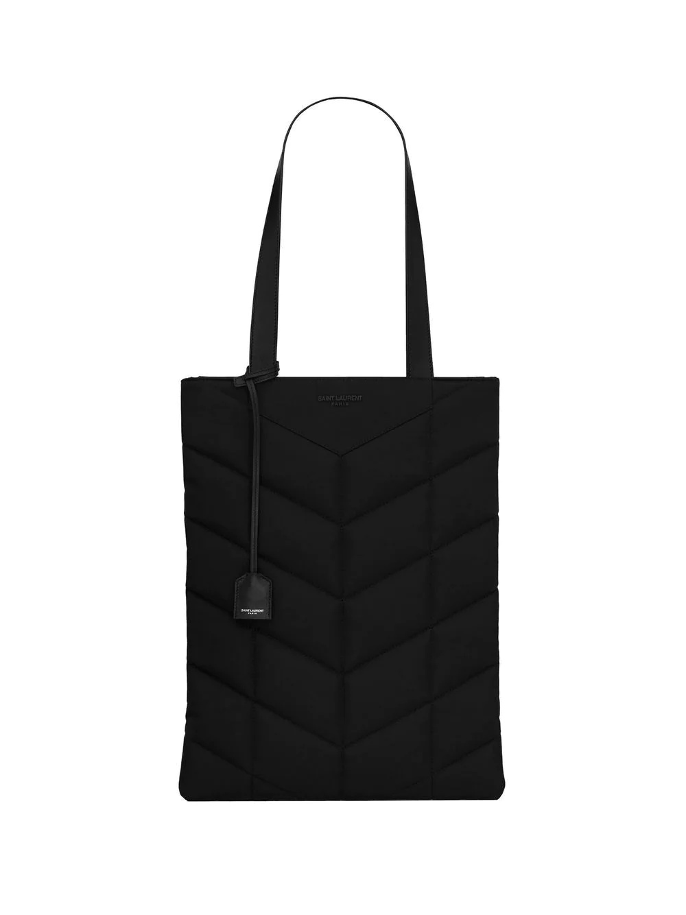 chevron-quilt puffer tote - 1