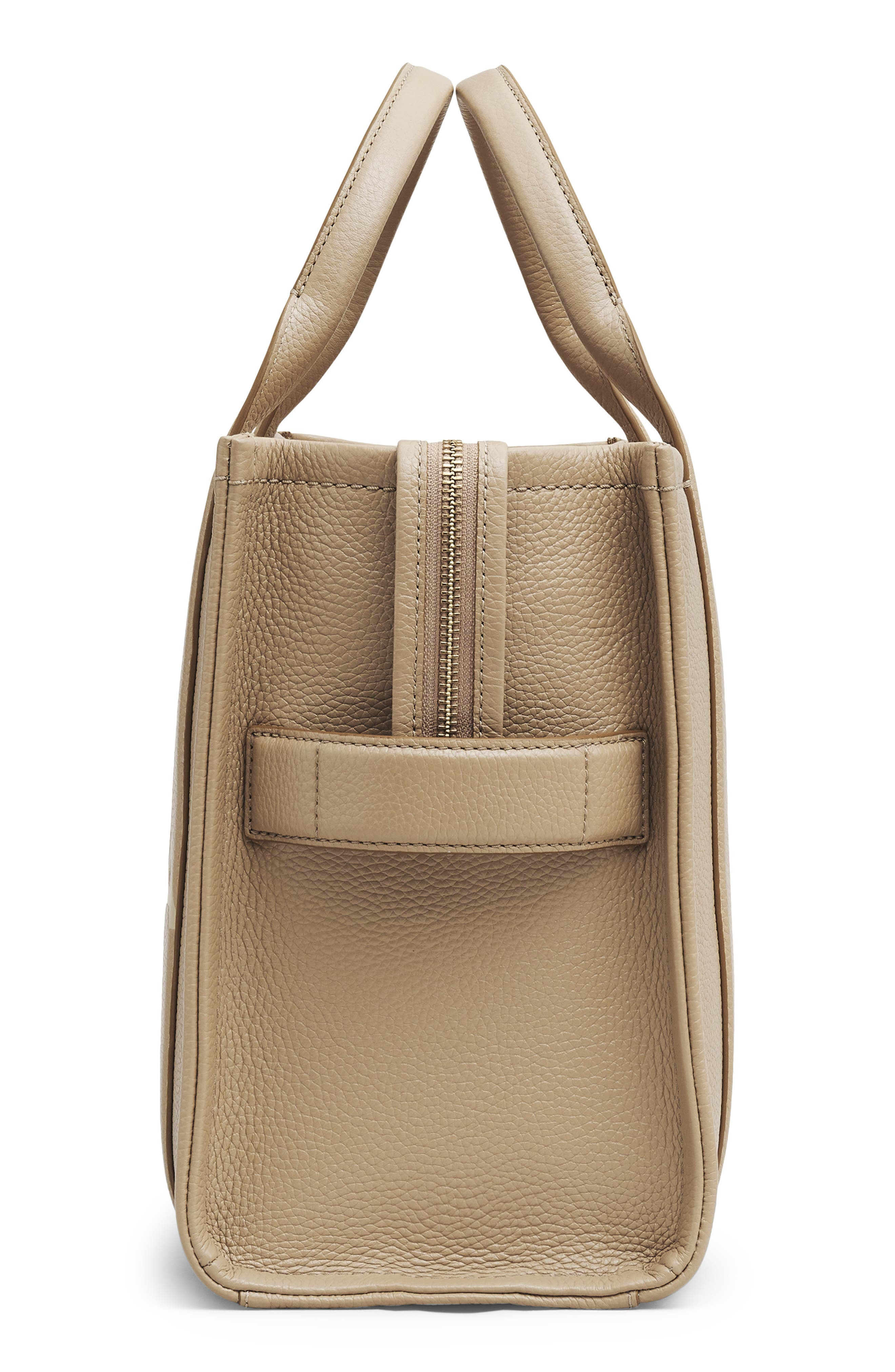 Marc Jacobs The Leather Medium Tote Bag in Camel at Nordstrom - 7