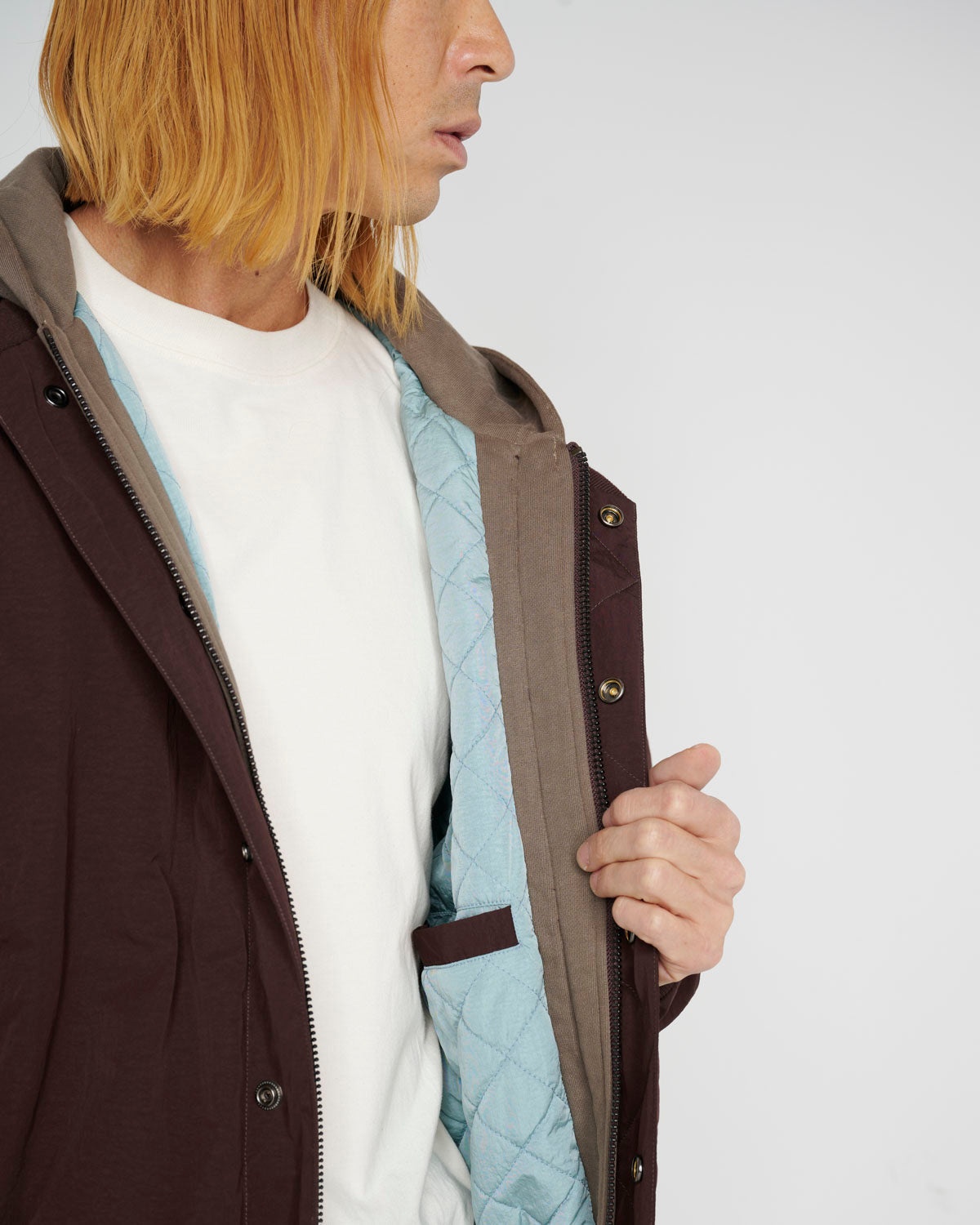 Hooded Flight Jacket - Chocolate - 4
