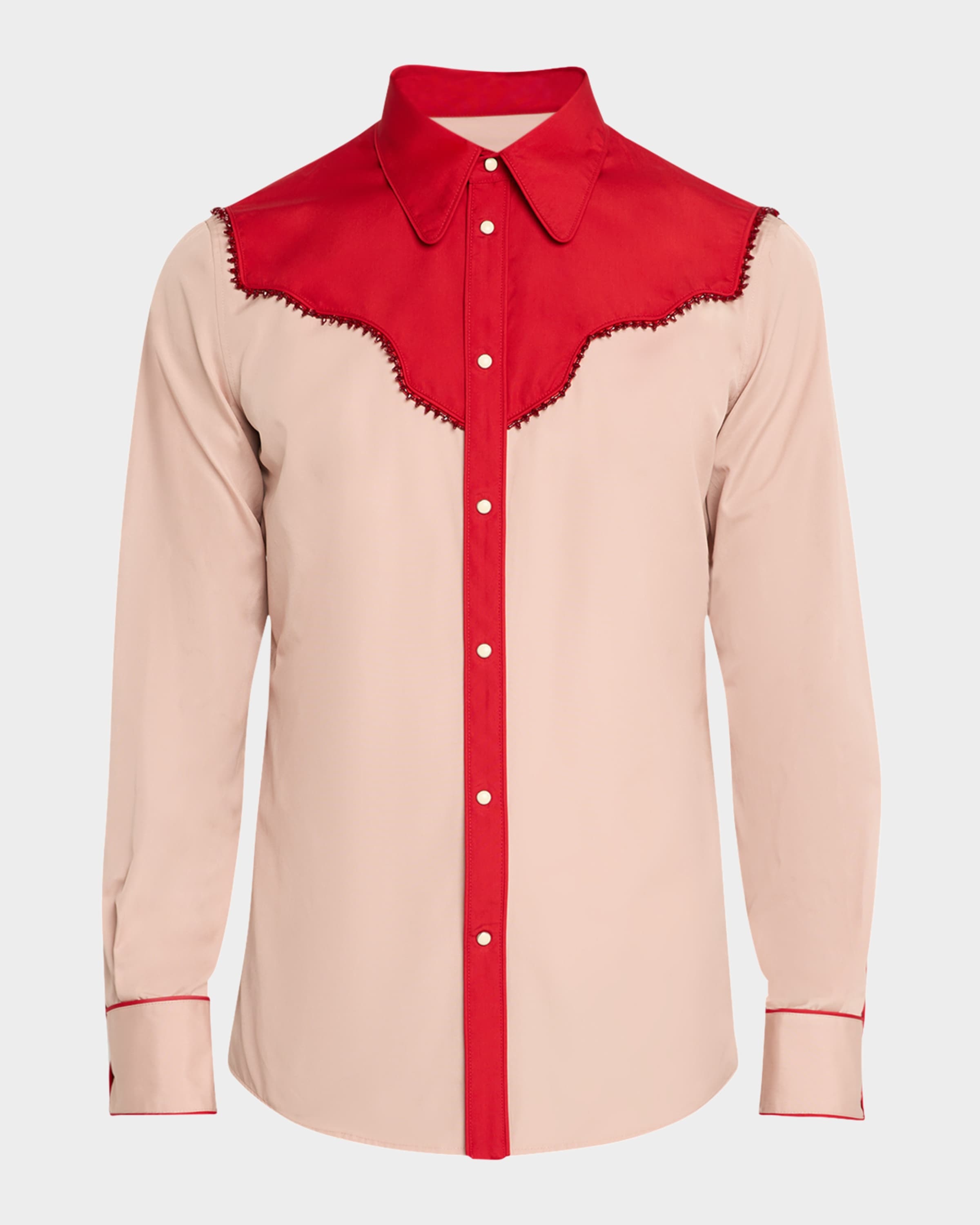 Men's Bloody Drops Western Shirt - 2