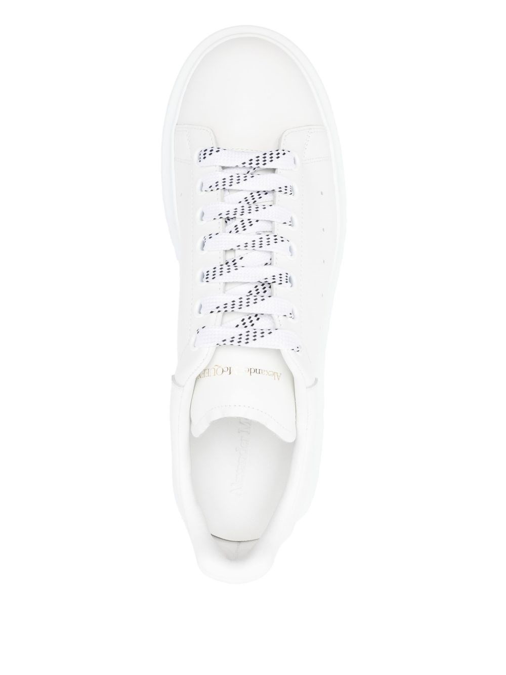 Leather sneaker with logo - 2