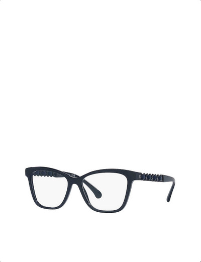 CHANEL CH3429Q pillow-frame acetate glasses outlook