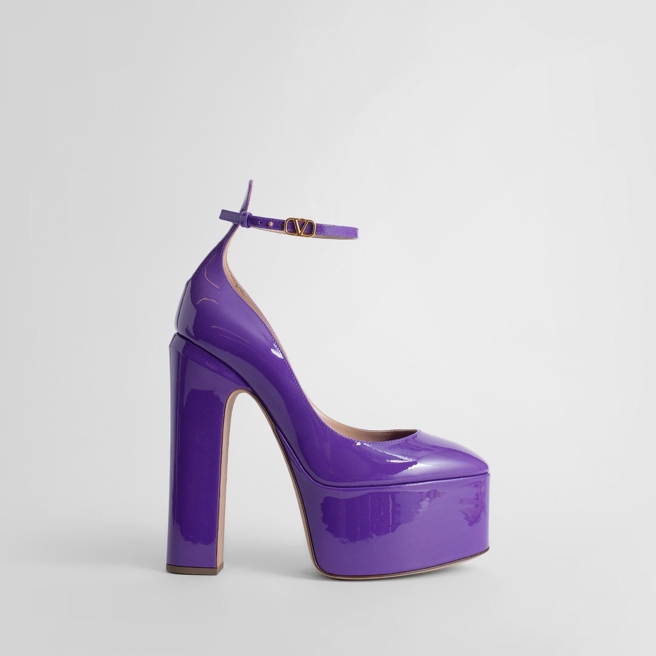 Valentino VALENTINO WOMAN PURPLE PUMPS antonioli REVERSIBLE
