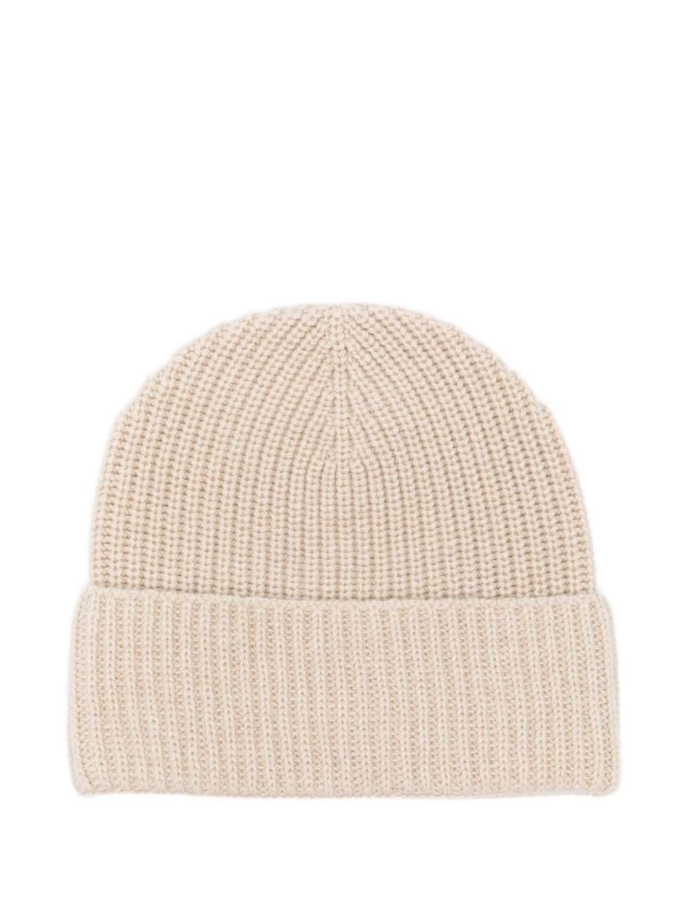 ribbed logo-patch beanie - 2