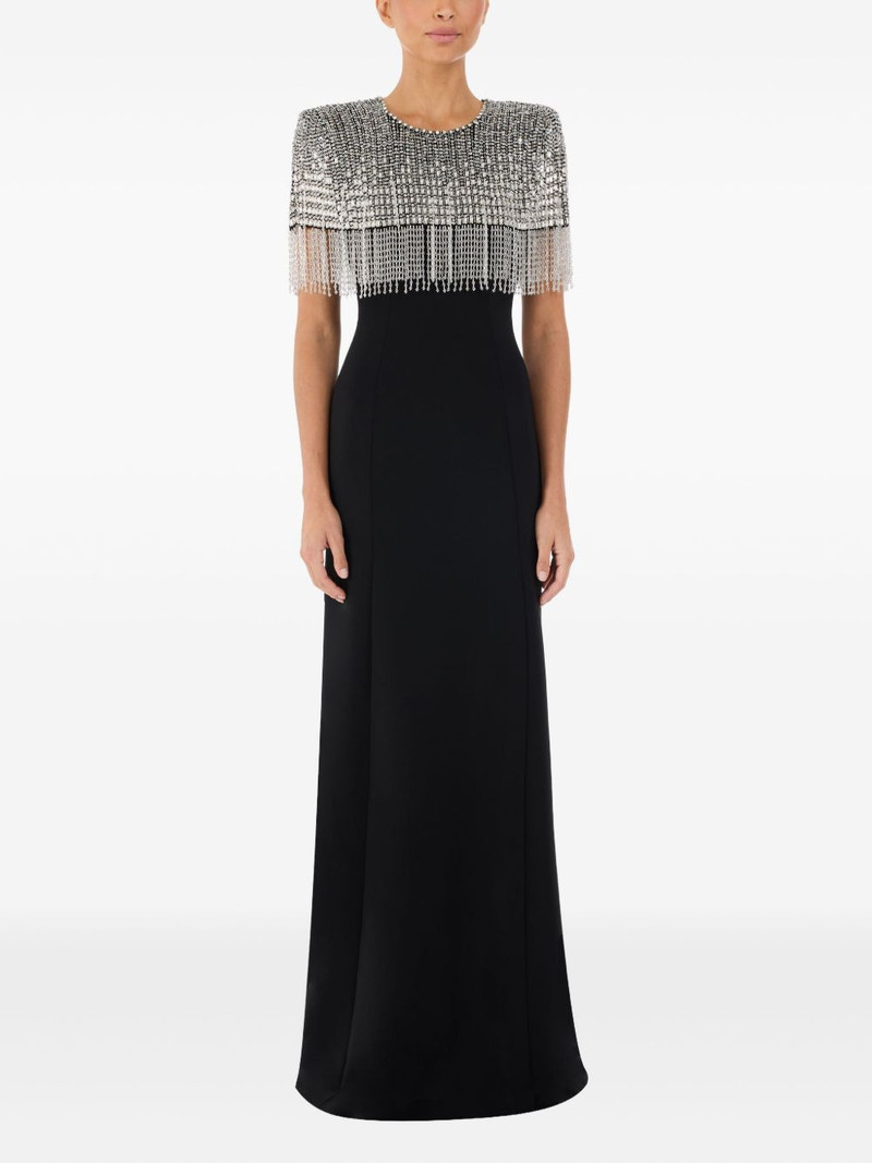 JENNY PACKHAM Sabine beaded-fringed maxi dress outlook