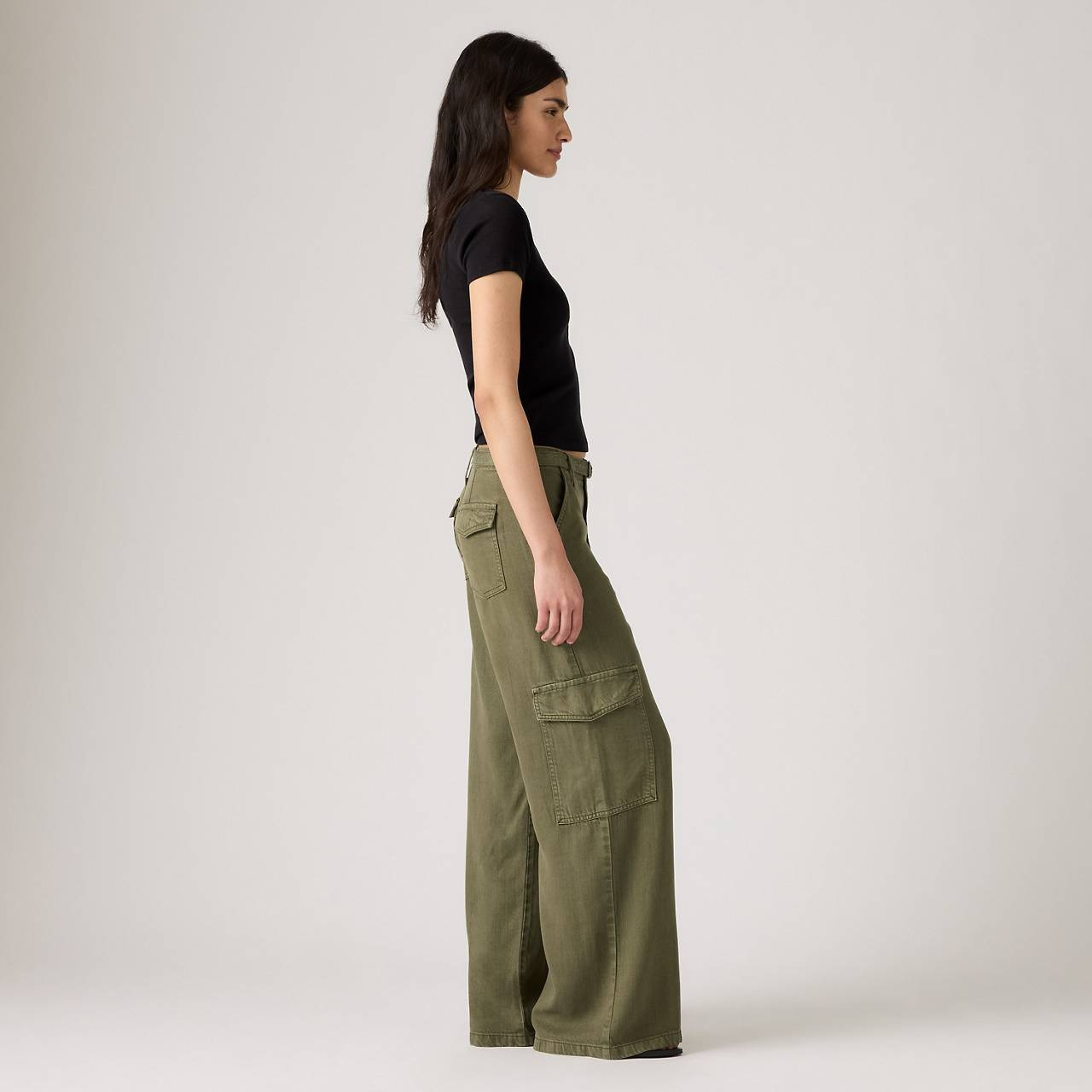 BAGGY DAD CARGO WOMEN'S PANTS - 5