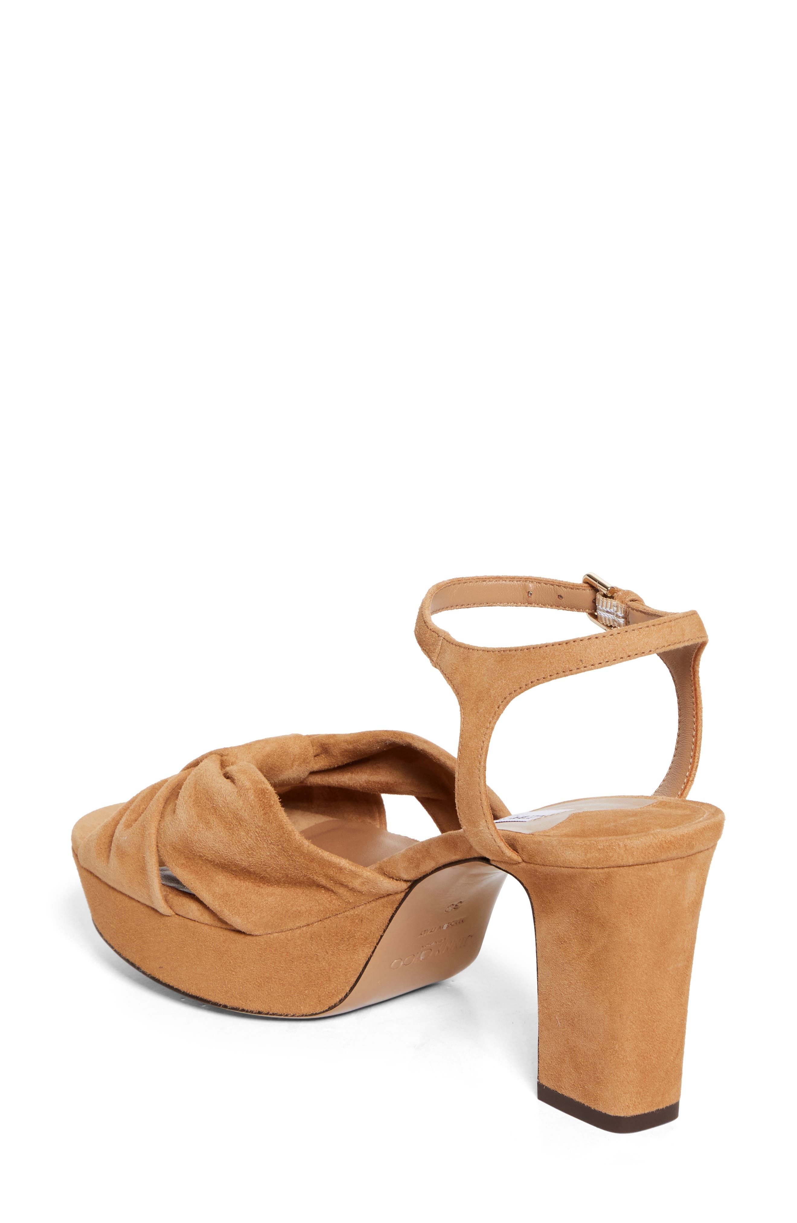Jimmy Choo Heloise Platform Sandal in Biscuit at Nordstrom - 2