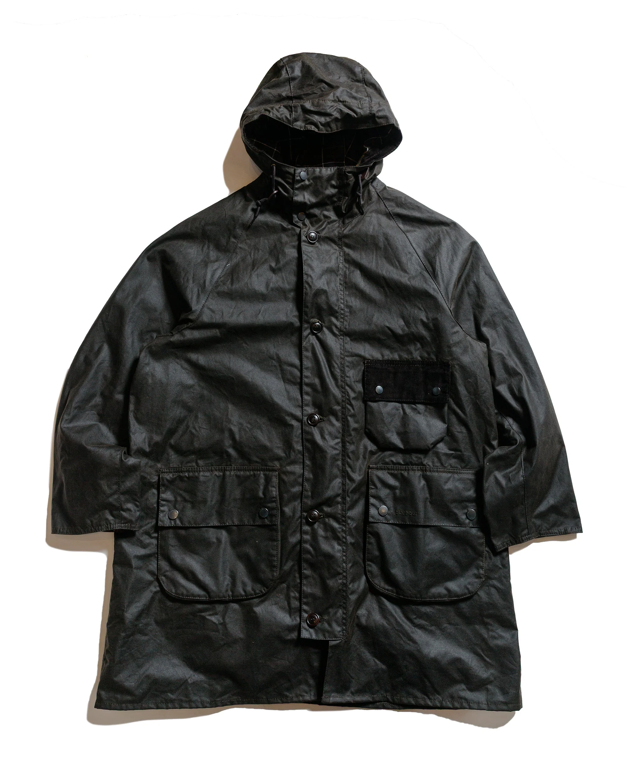 Solway Trench Waxed Coat Archive Olive - 1