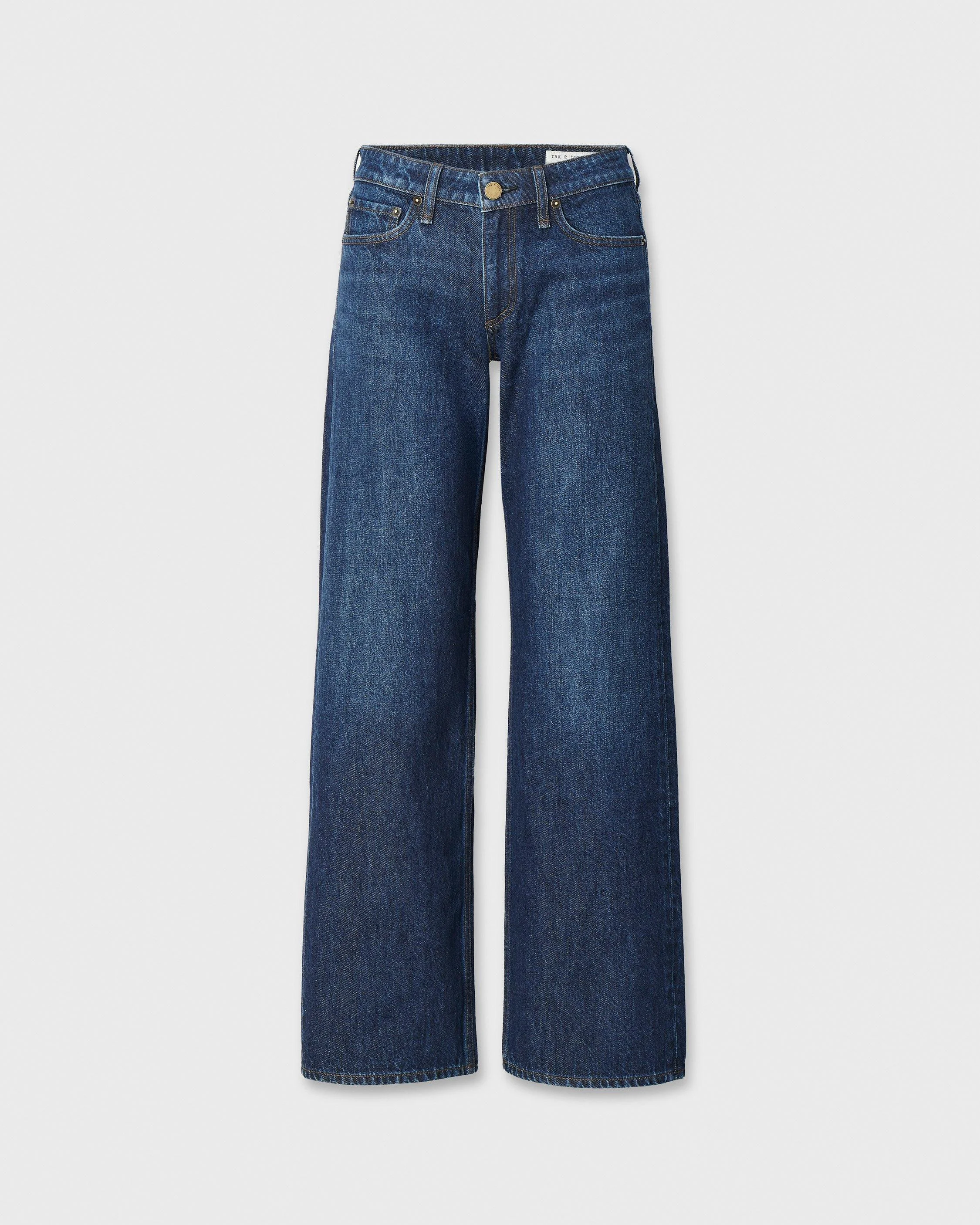 Cam Relaxed Straight Jean Low-Rise in Rigid Denim - 1