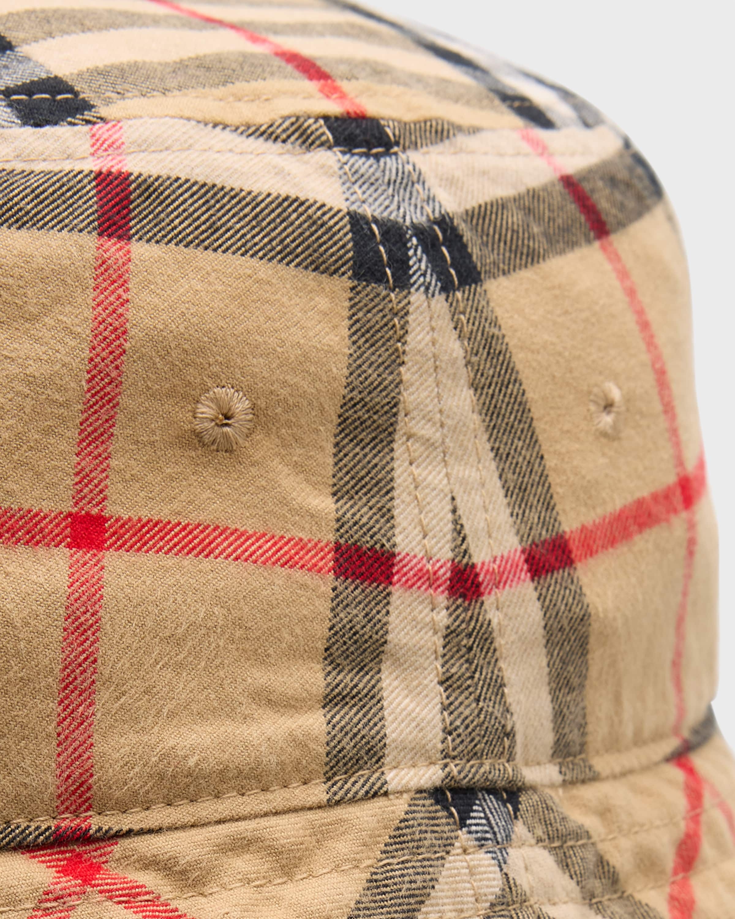 Men's Vintage Check Bucket Hat - 2