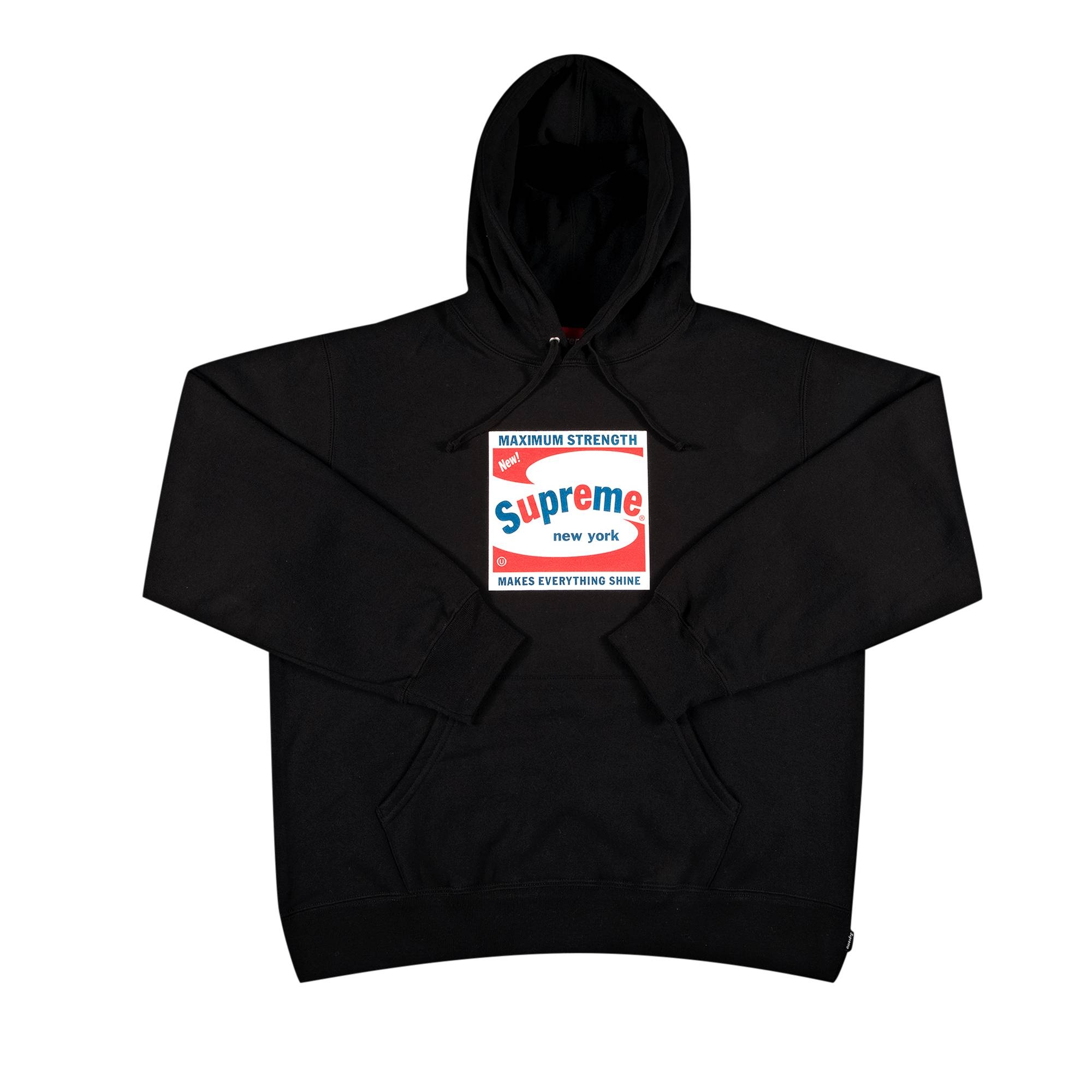 Supreme Shine Hooded Sweatshirt 'Black' - 1