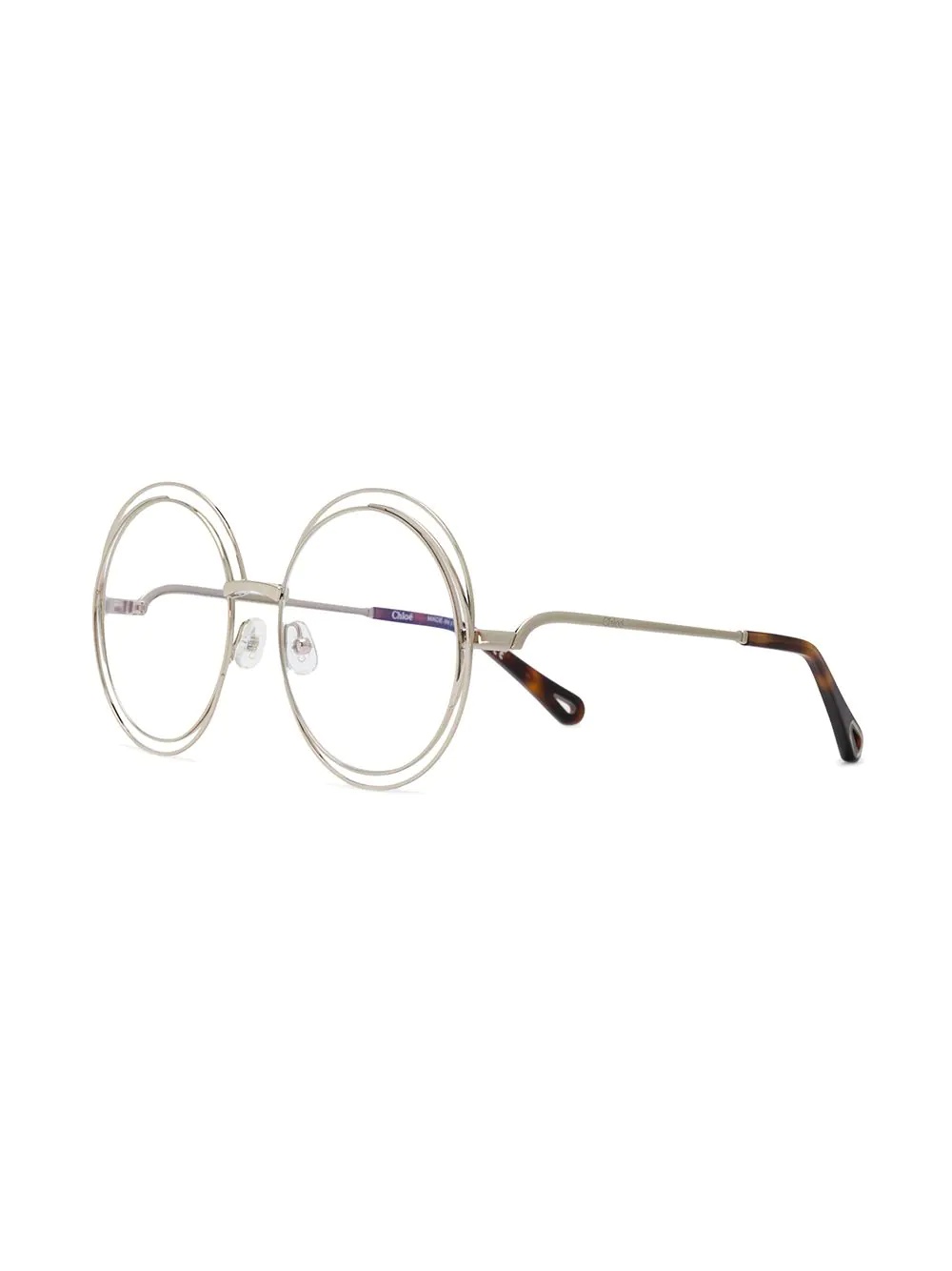 wire accent glasses - 2