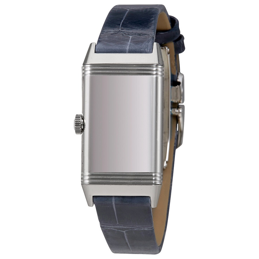 Jaeger LeCoultre Reverso Silver Dial Ladies Diamond Watch Q3288420 - 3