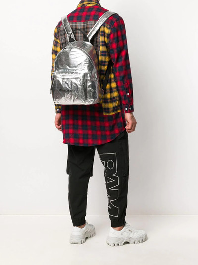 Palm Angels logo print backpack outlook