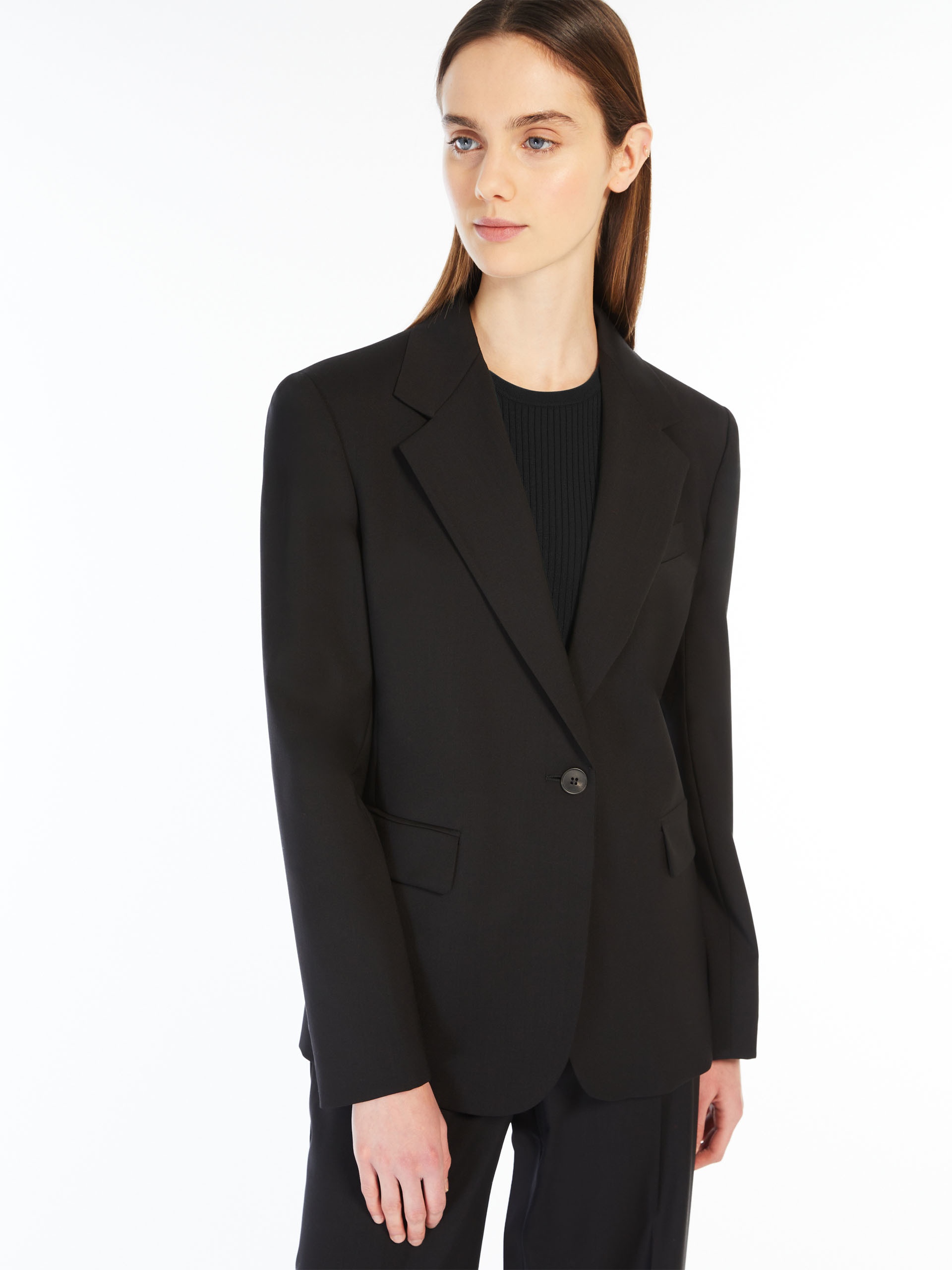 LAMINE Natural stretch wool blazer - 5